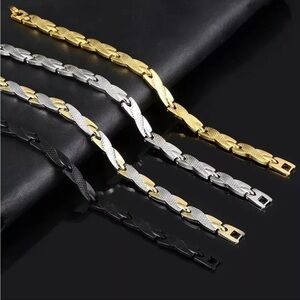 Magnetic Health Bracelet Carpal Tunnel Arthritis Bio Therapy Chronic Pain Relief